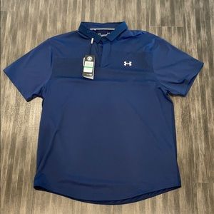5 ⭐️ Under Armour Men’s Navy Golf Polo